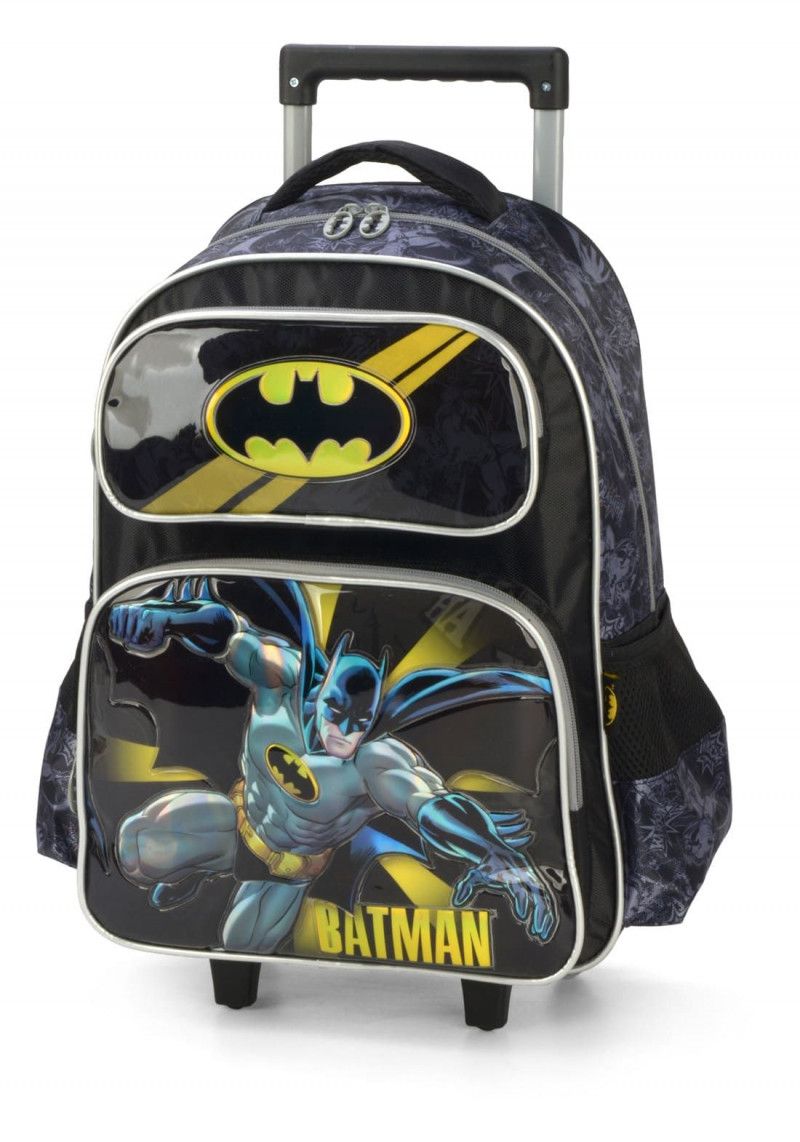 MOCHILETE BATMAN CINZA LUSCEL - REF. IC39272BM-CZ - 1 UNIDADE