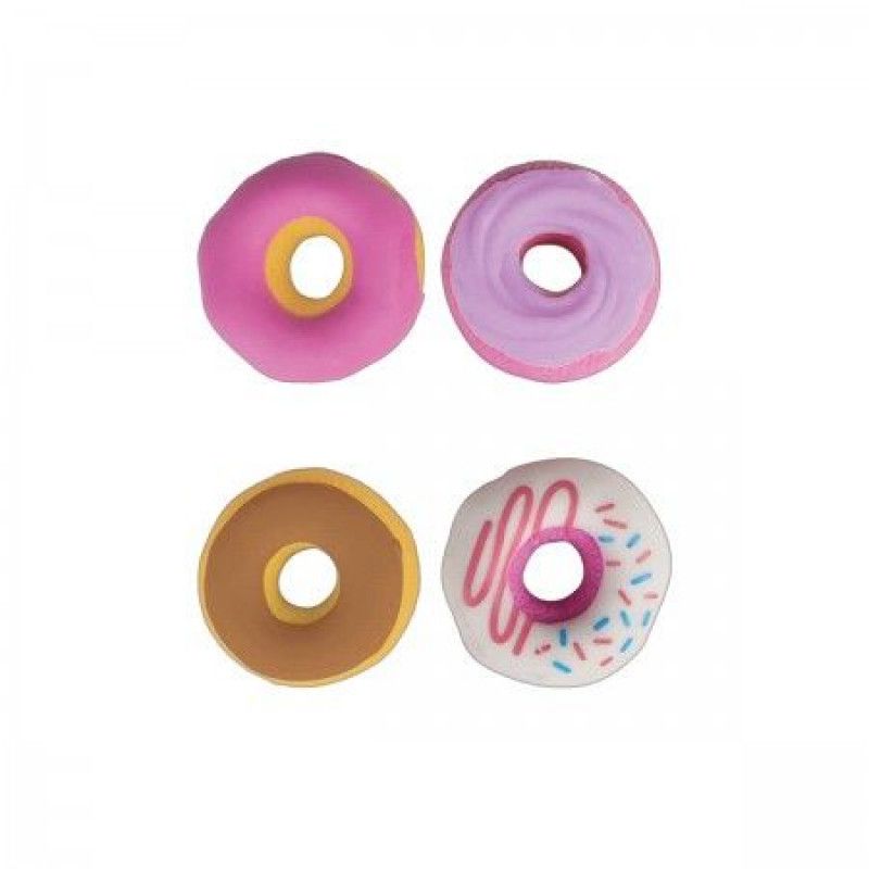 BORRACHA LANCHEIRA MINI DONUTS COM 4 TILIBRA - REF. 345156 - 1 UNIDADE