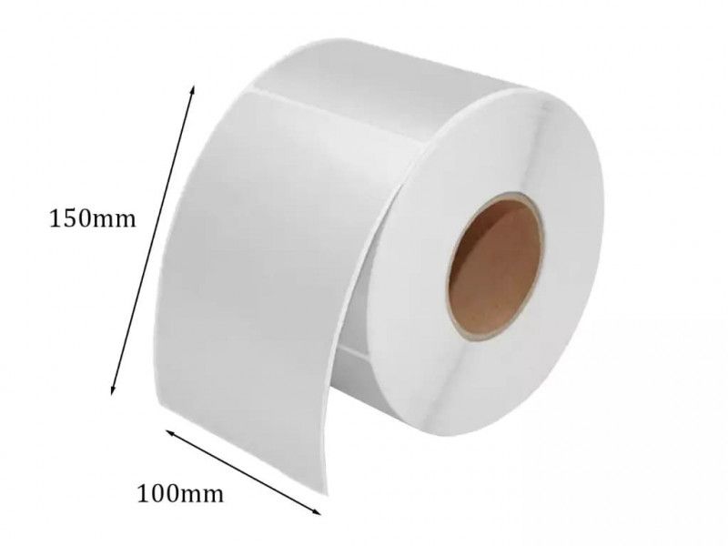 ETIQUETA ADESIVA TERMICA COUCHE 100X150 GRESPAN - REF. 18471 - 1 UNIDADE