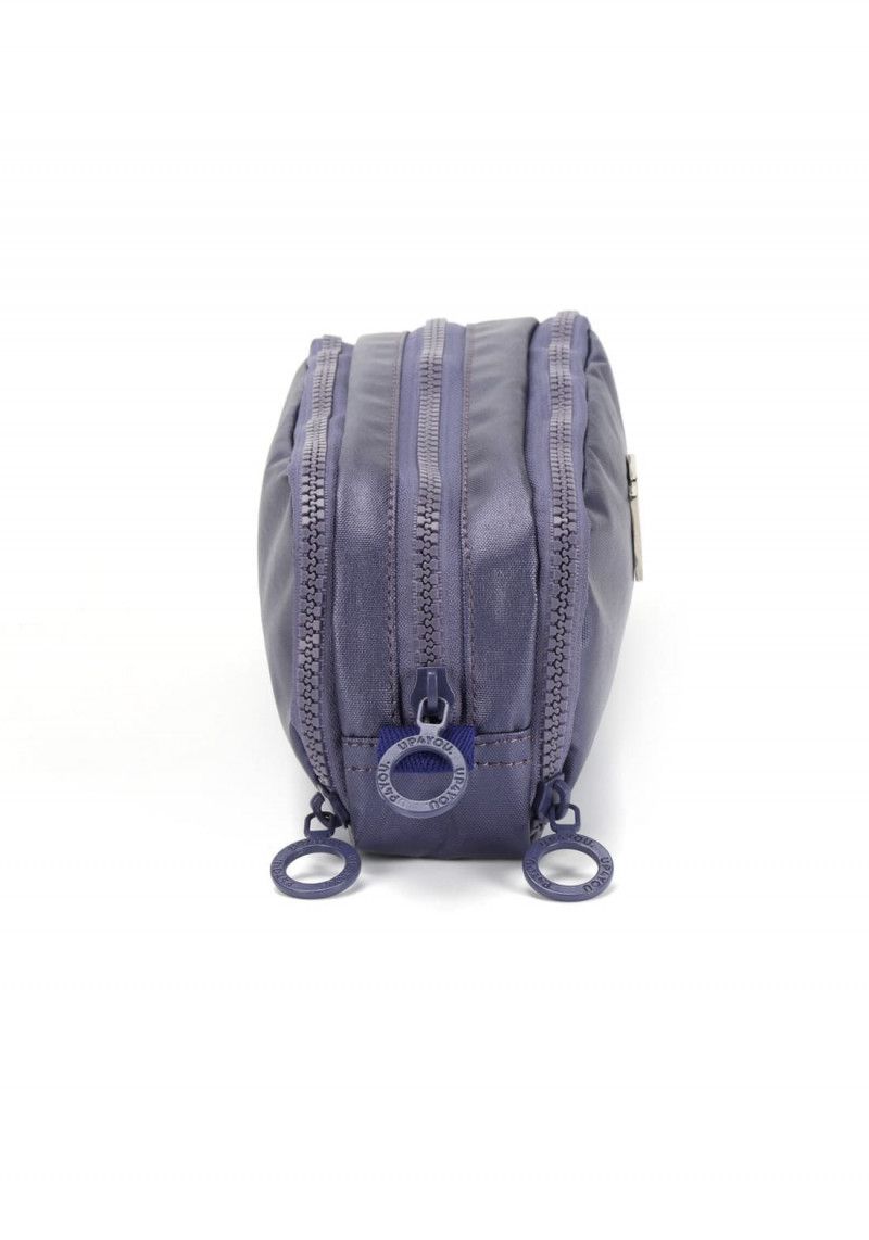 ESTOJO TRIPLO CRINKLE METALIZADO AZUL LUXCEL - REF. ET47247UP-AZ - 1 UNIDADE