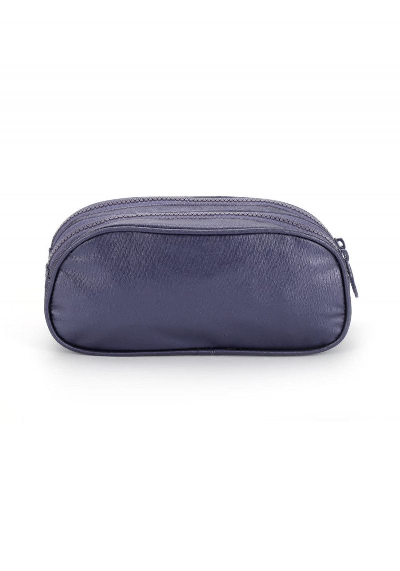 ESTOJO TRIPLO CRINKLE METALIZADO AZUL LUXCEL - REF. ET47247UP-AZ - 1 UNIDADE