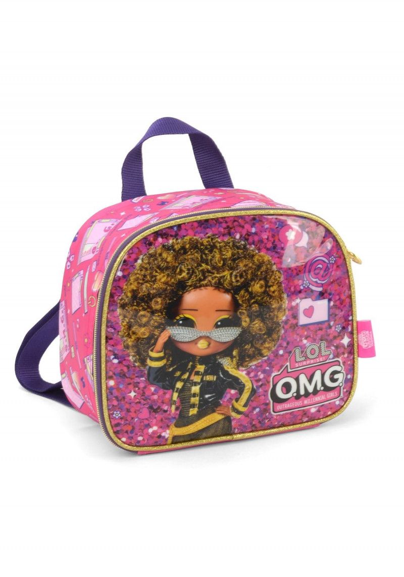 LANCHEIRA DE COSTAS L.O.L PINK LUXCEL - REF. LA39833OG-PK - 1 UNIDADE