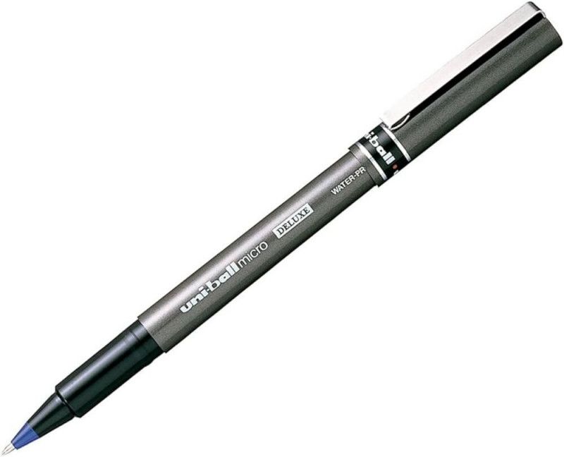 CANETA ROLLER 0.5 DELUXE MICRO AZUL UB-155 UNI-BALL - REF. 6.7700 - CAIXA COM 12 UNIDADES