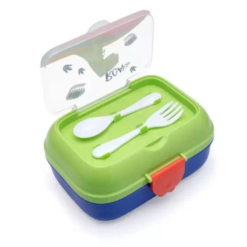 KIT LANCHE DINO PLASTICO LEO E LEO - 97831 UN COM 1 UN