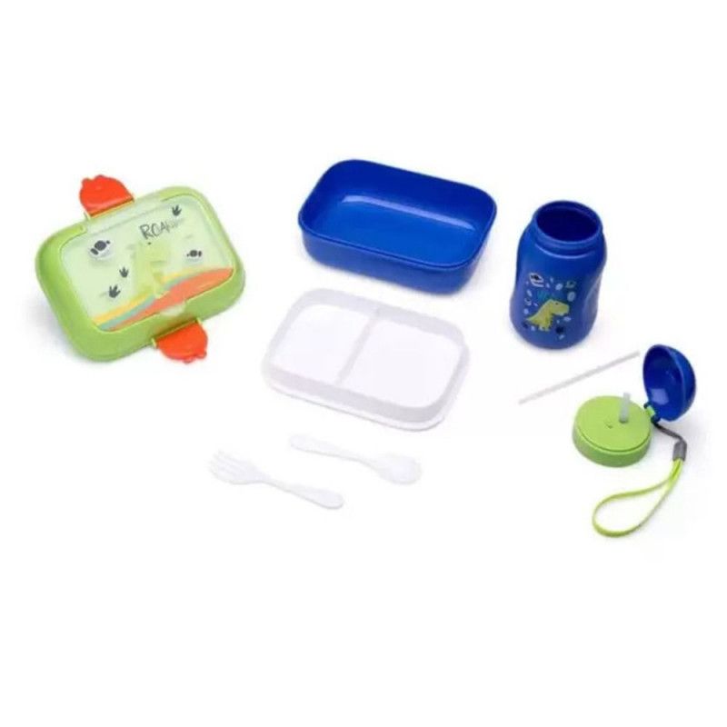 KIT LANCHE DINO PLASTICO LEO E LEO - 97831 UN COM 1 UN