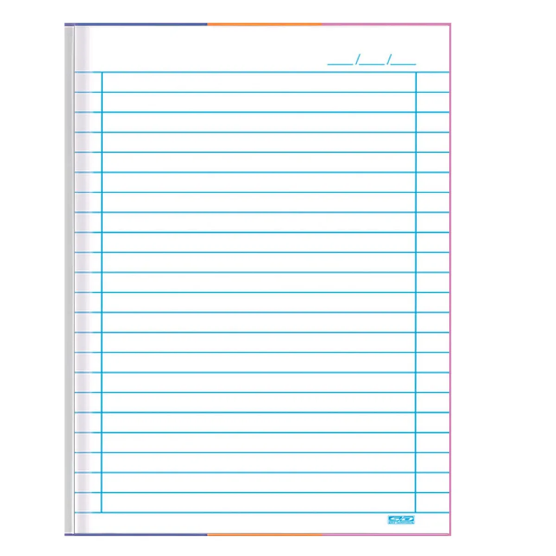 CADERNO BROCHURAO CAPA DURA 48FL MOTOS SAO DOMINGOS - REF. 10428 - PACOTE COM 10 UNIDADES