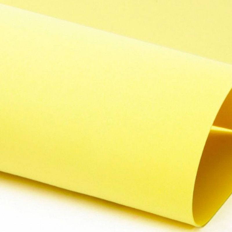 PLACA EVA 60X40CM LISO AMARELO BEBE MAKE+ - REF. 9626 - PACOTE COM 10 UNIDADES