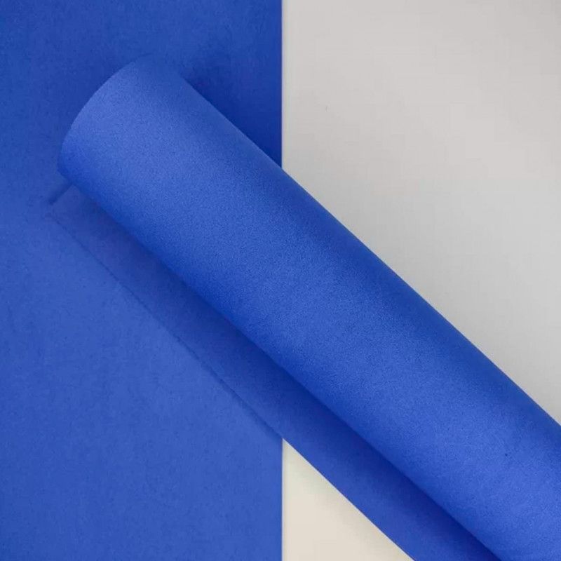 PLACA EVA 60X40CM LISO AZUL MAKE+ - REF. 9701 - PACOTE COM 10 UNIDADES