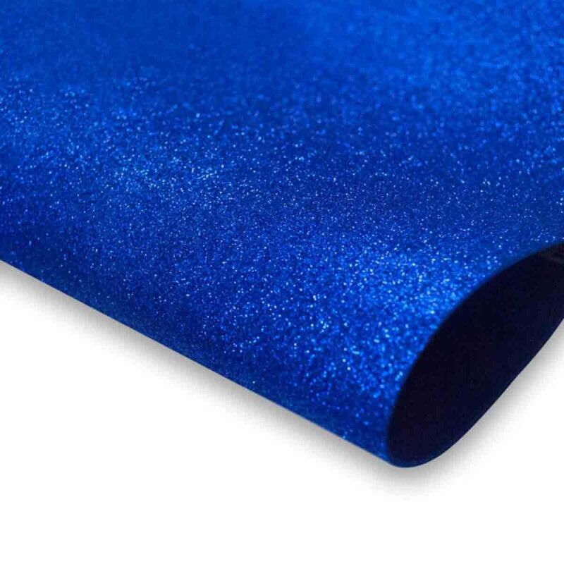 PLACA EVA GLITTER 60X40CM MAKE+ AZUL MEIA NOITE - REF. 9830 - PACOTE COM 5 UNIDADES