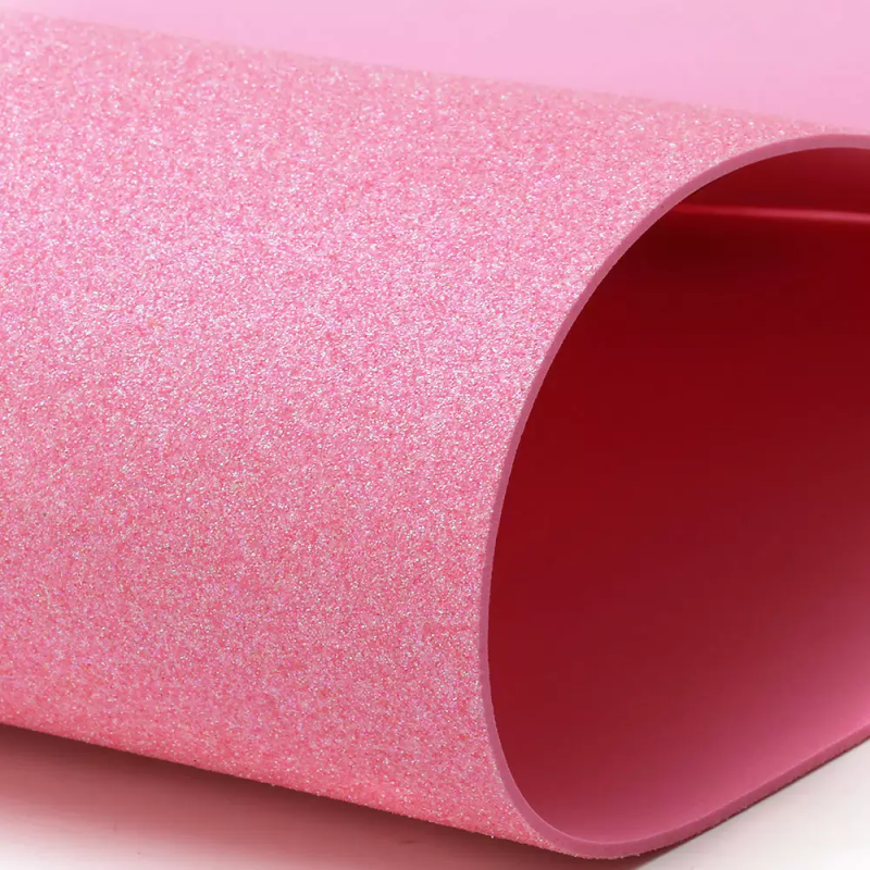 PLACA EVA GLITTER 60X40CM MAKE+ NEON ROSA - REF. 9611 - PACOTE COM 5 UNIDADES