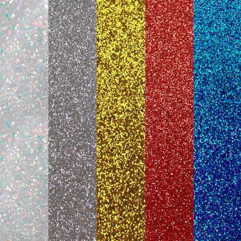 PLACA EVA 60X40CM GLITTER SORTIDO MAKE+ - REF. 6343 - PACOTE COM 5 UNIDADES