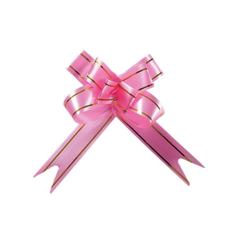 LACO PRONTO 17MM ROSA/DOURADO MAKE+ - REF. 5183 - PACOTE COM 10 UNIDADES