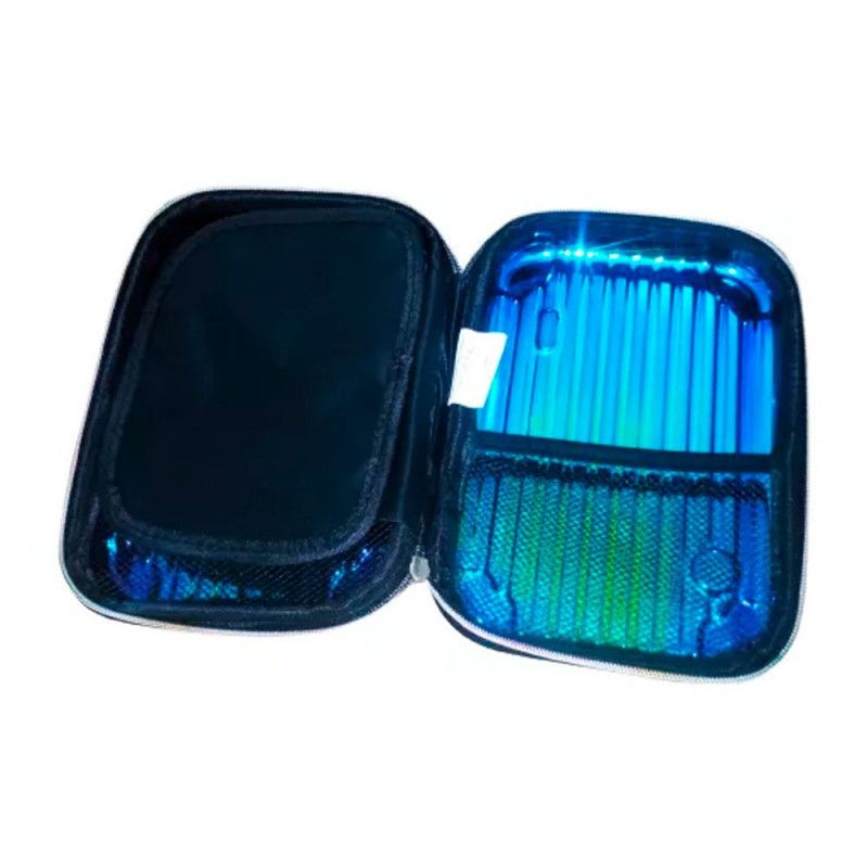 ESTOJO BOX RIGIDO EST12032 YEPP - AZUL ESCURO - 1 UNIDADE
