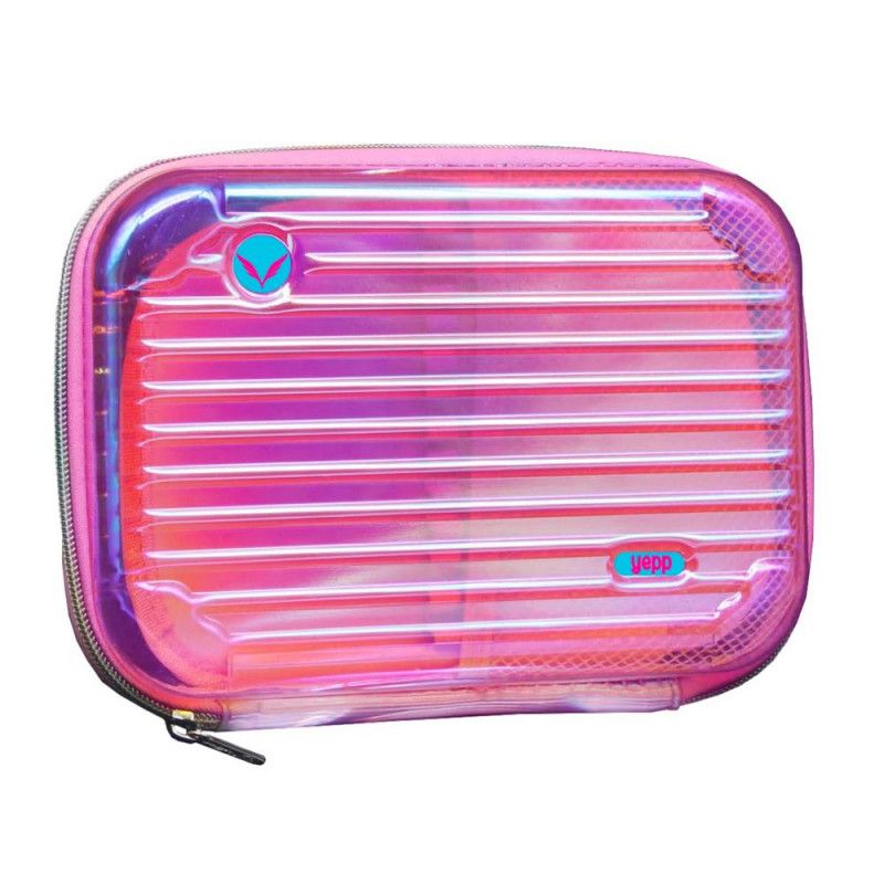ESTOJO BOX RIGIDO EST12032 YEPP - ROSA - 1 UNIDADE