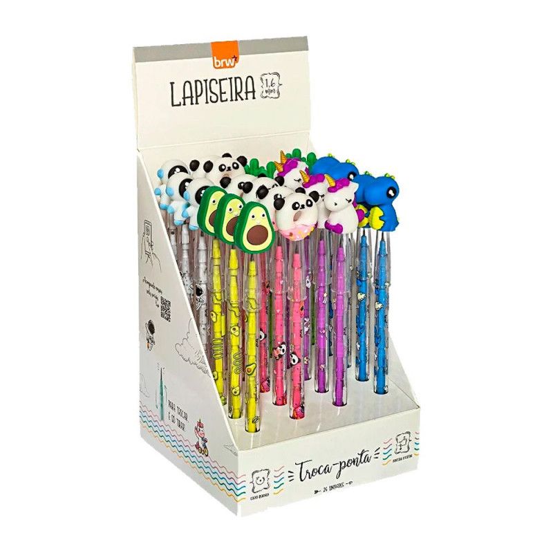 LAPISEIRA 1.6 PLASTICA TROCA PONTA BRW - REF. LP01601 - CAIXA COM 24 UNIDADES
