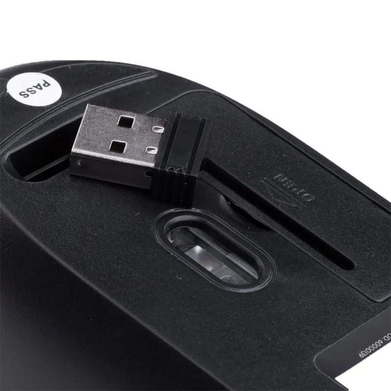 MOUSE AIRY SEM FIO 2.4G 1600DPI PRETO MAXPRINT - REF. 60000139 - 1 UNIDADE
