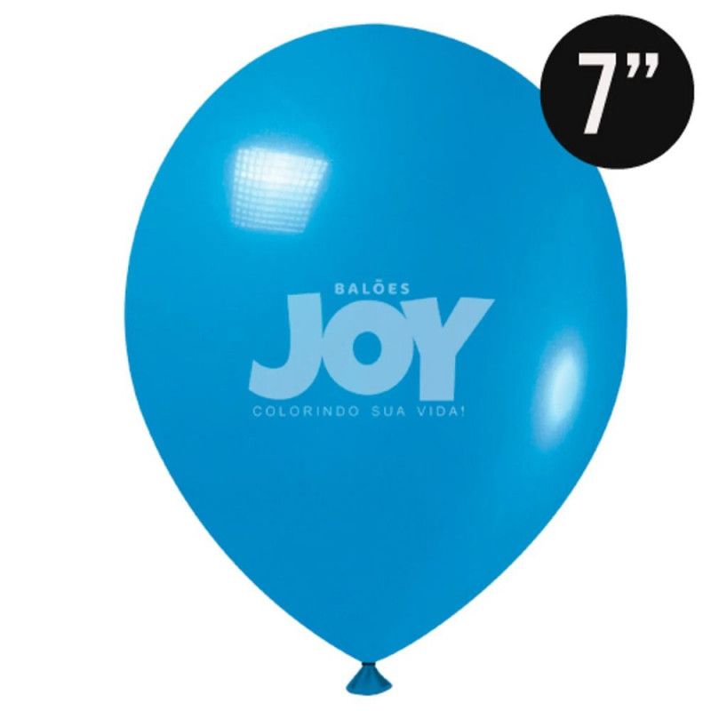 BALAO LISO N.7 COM 50 UNIDADES JOY AZUL ROYAL - 1 UNIDADE