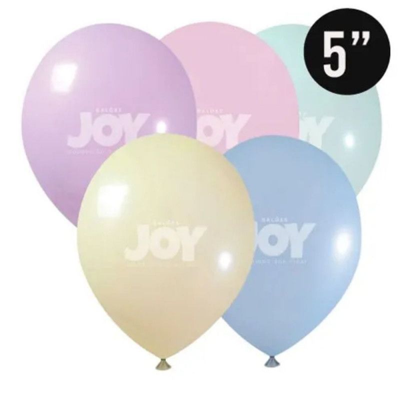 BALAO CANDY COLORS N. 5 SORTIDO COM 50 UNIDADES JOY - REF. BC53 - 1 UNIDADE