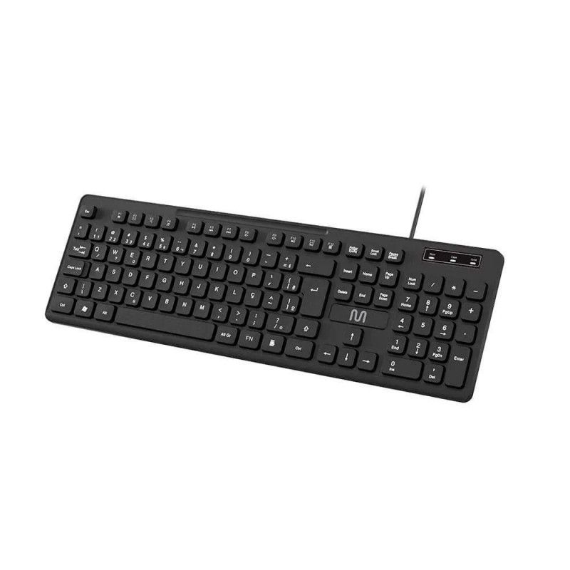 TECLADO MULTIMIDIA USB TM300 PRETO MULTILASER - REF. TC294 - 1 UNIDADE