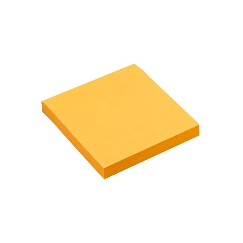 BLOCO ADESIVO 76X76MM 100 FOLHAS LARANJA MAXPRINT - REF. 743359 - 1 UNIDADE
