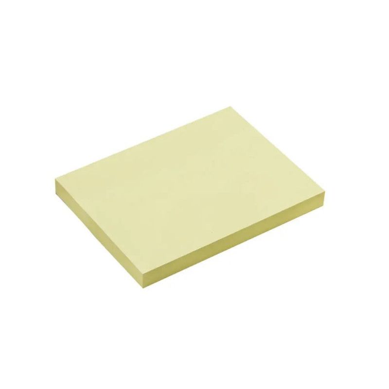 BLOCO ADESIVO 76X102MM 100 FOLHAS AMARELO MAXPRINT - REF. 741011 - 1 UNIDADE