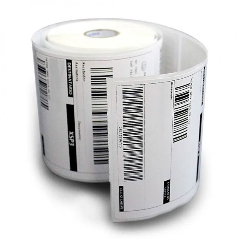 ETIQUETA ADESIVA TERMICA COUCHE 100X150MM MASTERPRINT - REF. 222070012 - 1 UNIDADE