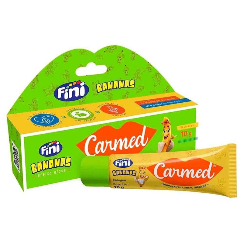 HIDRATANTE LABIAL CARMED FINI BANANA INCOLOR 10G - REF. 104021 - 1 UNIDADE