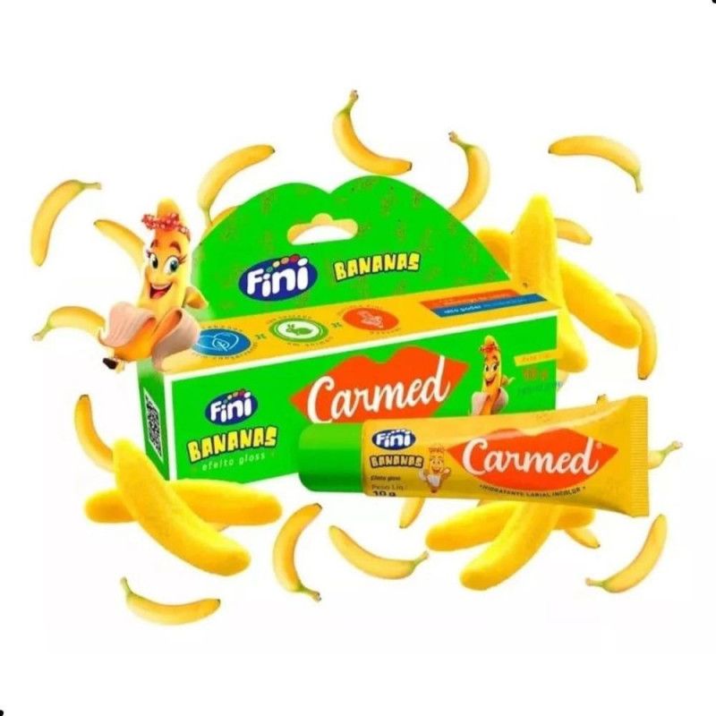 HIDRATANTE LABIAL CARMED FINI BANANA INCOLOR 10G - REF. 104021 - 1 UNIDADE