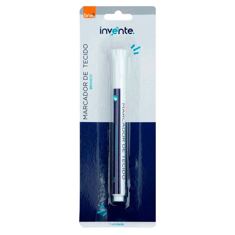 PINCEL PARA TECIDO BRANCO BRW - REF. CA0021 - 1 UNIDADE