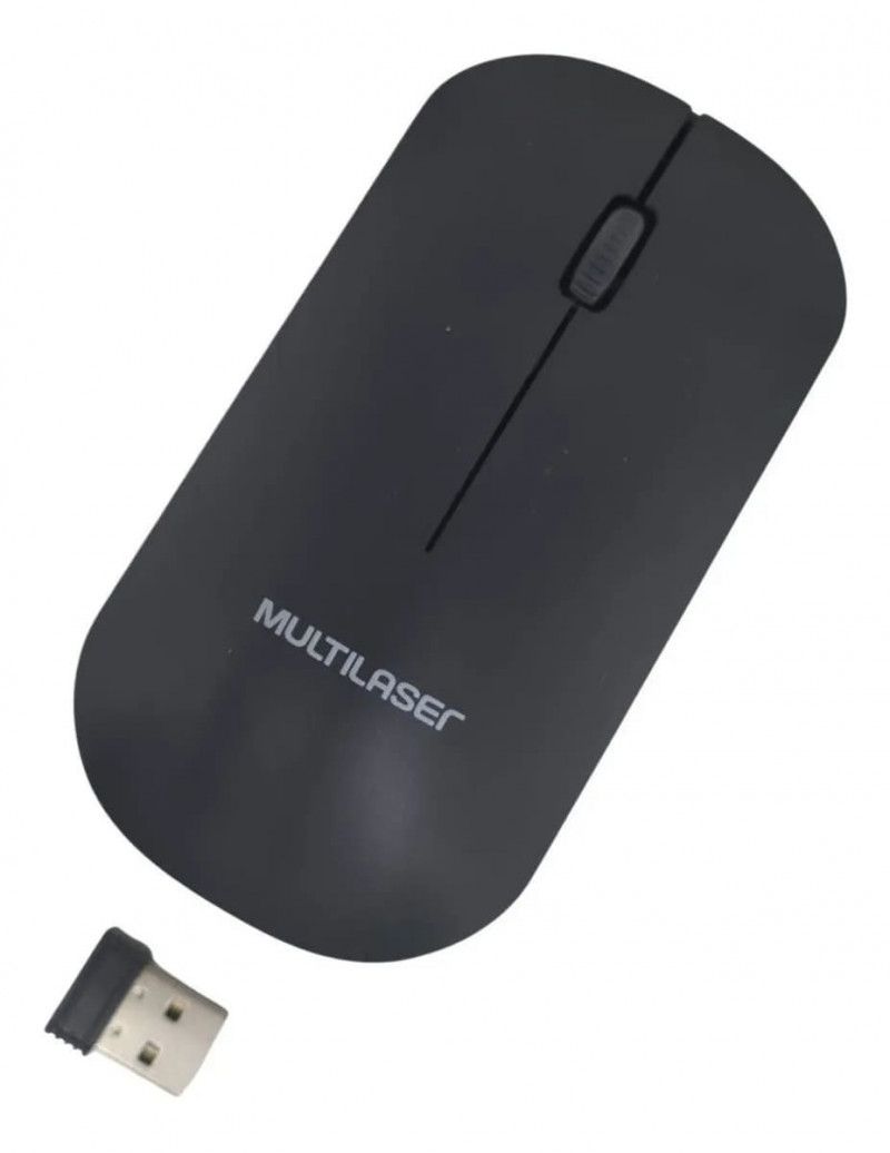 MOUSE SEM FIO MS100 1200DPI 3 BOTOES MULTI - REF. MO307 - 1 UNIDADE