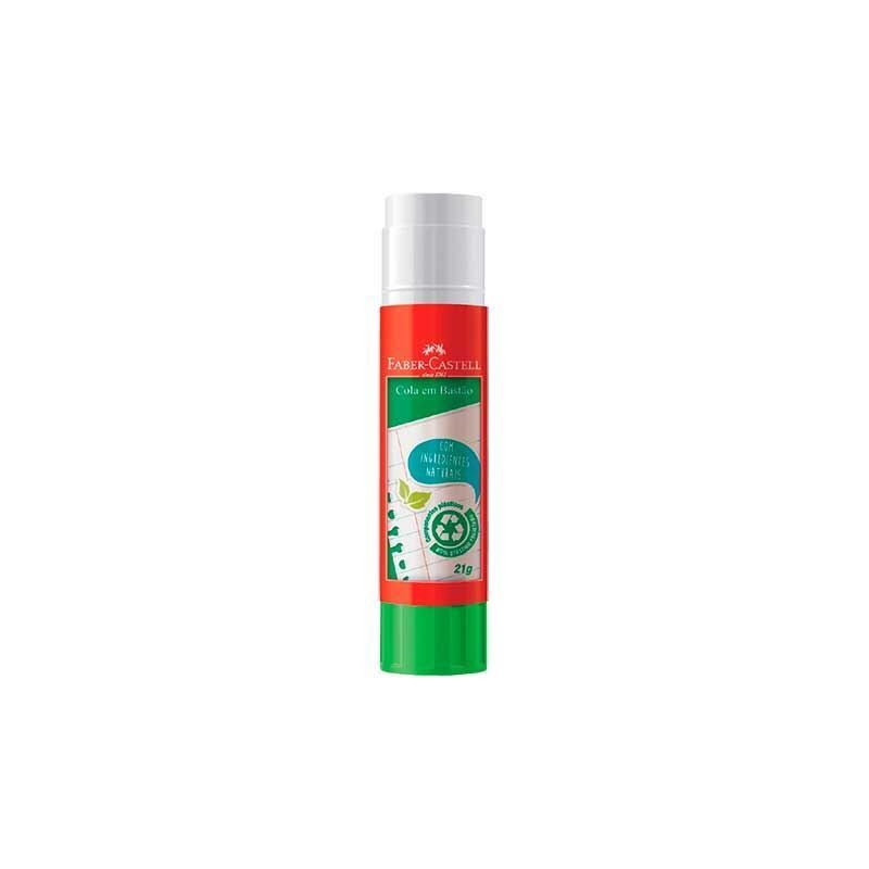 COLA BASTAO 21G NATURAL FABER-CASTELL - REF. OF/8121NAT - CAIXA COM 10 UNIDADES