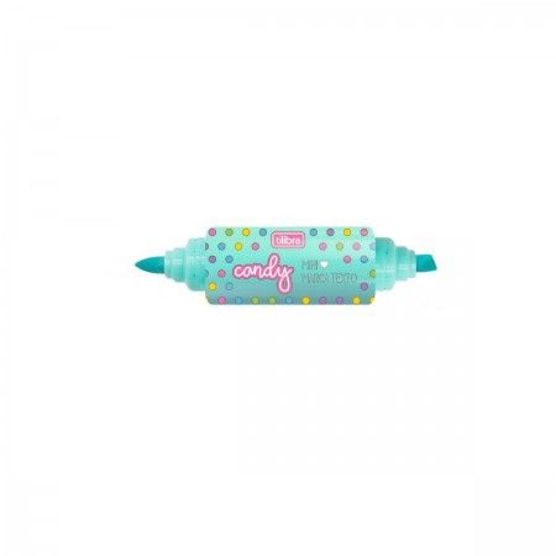 PINCEL MARCA TEXTO MINI CANDY COM 6 CORES TILIBRA - REF. 352896 - PACOTE COM 12 UNIDADES