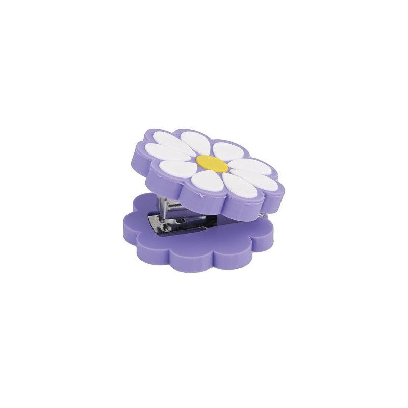 GRAMPEADOR MINI FLOR CAPACIDADE 10 FOLHAS + 450 GRAMPOS TILIBRA - REF. 353795 - 1 UNIDADE