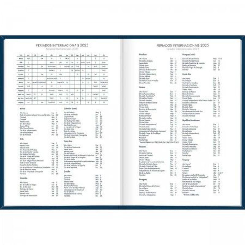 AGENDA COSTURADA SPICE CORES M6 TILIBRA 2026 - REF. 354945 - PACOTE COM 4 UNIDADES