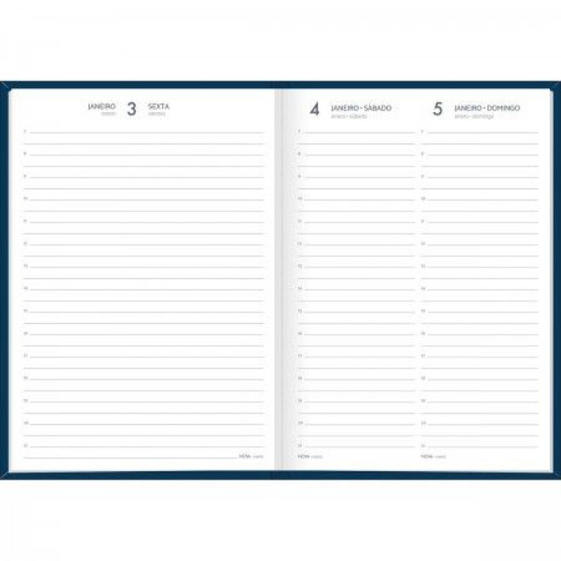 AGENDA COSTURADA SPICE CORES M6 TILIBRA 2026 - REF. 354945 - PACOTE COM 4 UNIDADES
