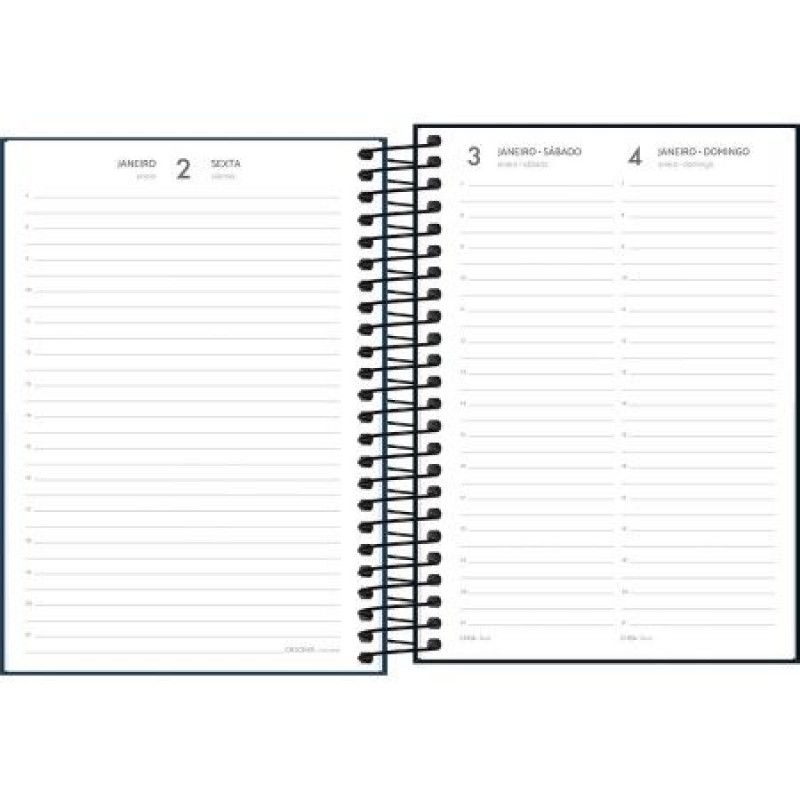 AGENDA ESPIRAL SPICE CORES M6 TILIBRA 2026 - REF. 354953 - PACOTE COM 5 UNIDADES
