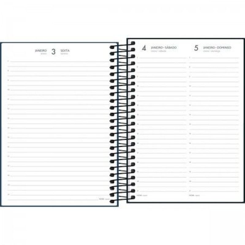 AGENDA ESPIRAL SPICE CORES M6 TILIBRA 2026 - REF. 354953 - PACOTE COM 5 UNIDADES