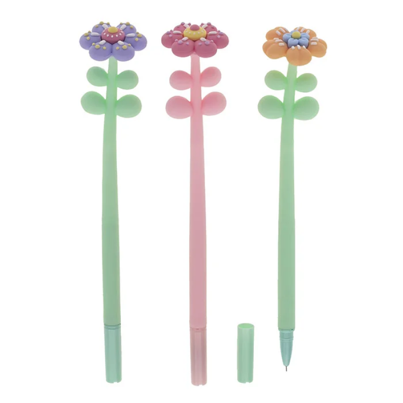 CANETA GEL 0.5 FLOWERS MOLIN - REF. 1332 - CAIXA COM 36 UNIDADES