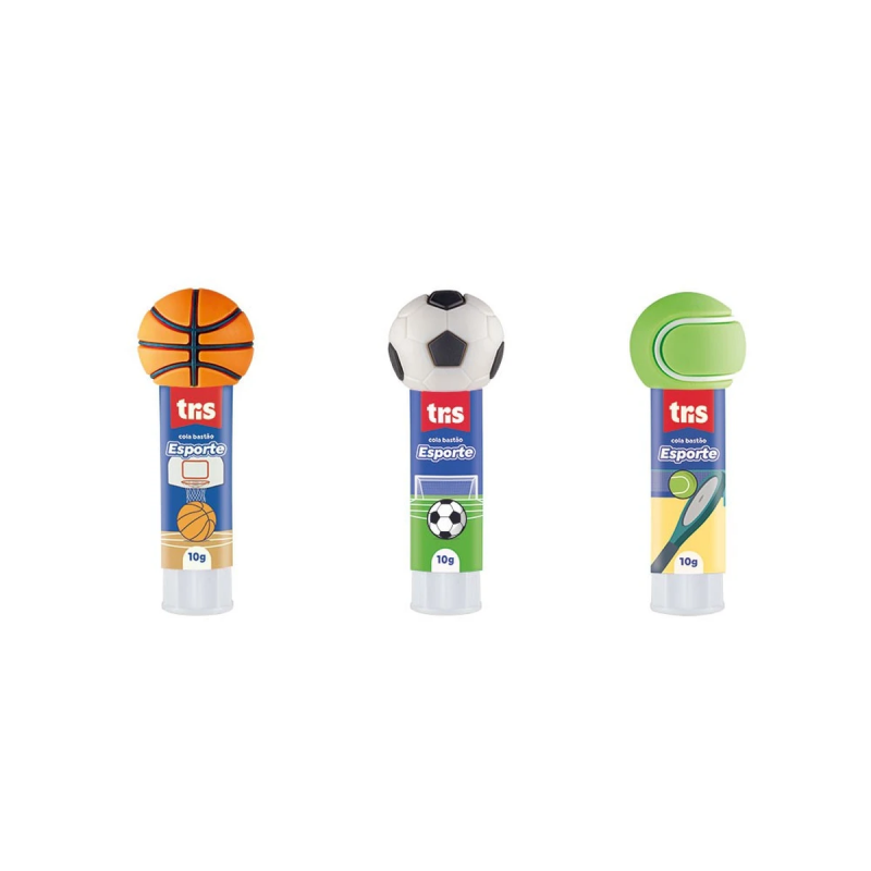 COLA BASTAO 10G ESPORTE TRIS - REF. 906229 - PACOTE COM 12 UNIDADES
