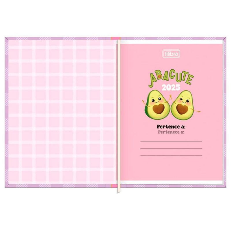 AGENDA COSTURADA MINI ABACUTE M1 2025 TILIBRA - REF. 356484 - CAIXA COM 8 UNIDADES