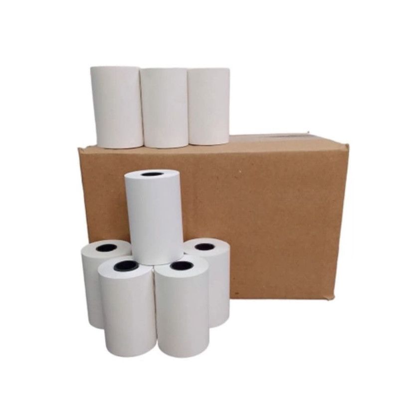 BOBINA 80MM X 40M TERMICA BRANCA COM TUBETE THERMOFLEXO - REF. 104421 - CAIXA COM 30 UNIDADES
