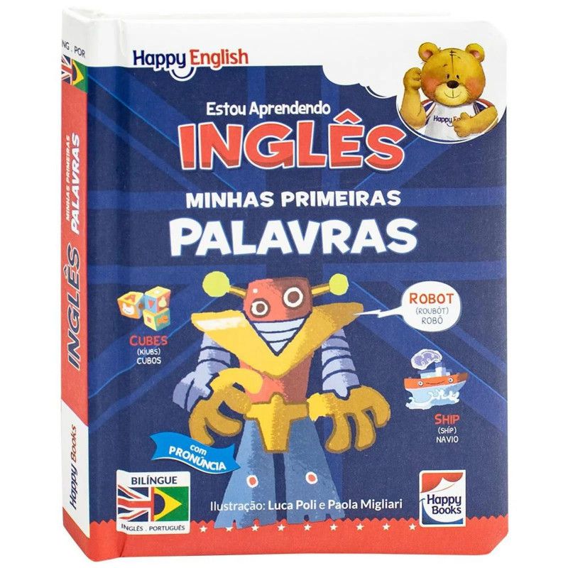 LIVRO HE ESTOU APRENDENDO INGLES HAPPY BOOK - REF. 310328 - 1 UNIDADE