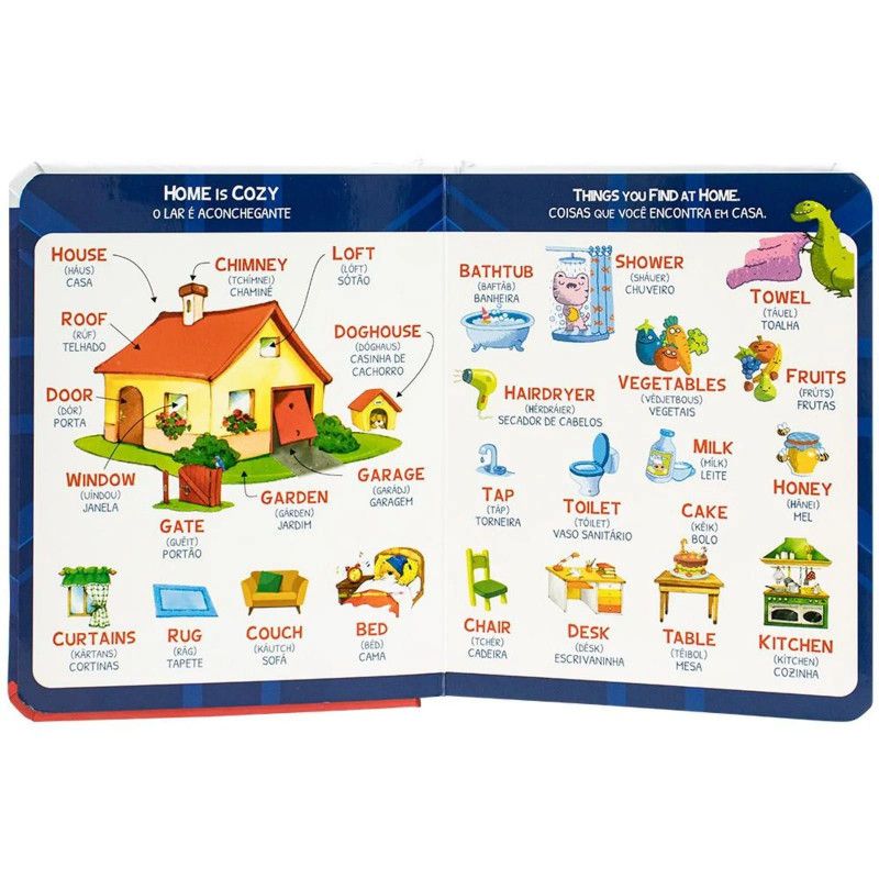 LIVRO HE ESTOU APRENDENDO INGLES HAPPY BOOK - REF. 310328 - 1 UNIDADE