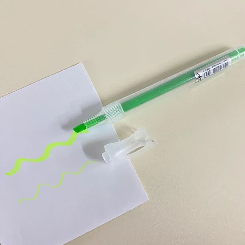 PINCEL MARCA TEXTO NEON DASHLIGHT VERDE BRW - REF. CA2203 VD - CAIXA COM 12 UNIDADES
