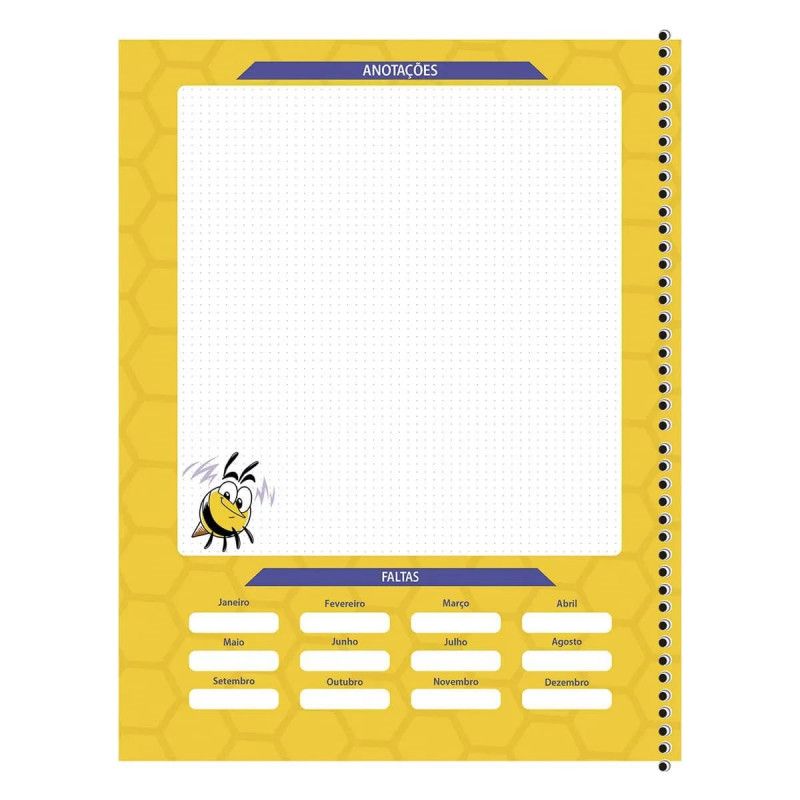 CADERNO 1 MATERIA CAPA DURA 80FL NATAN POR AI ANIMATIVA - REF. 10887 - PACOTE COM 4 UNIDADES