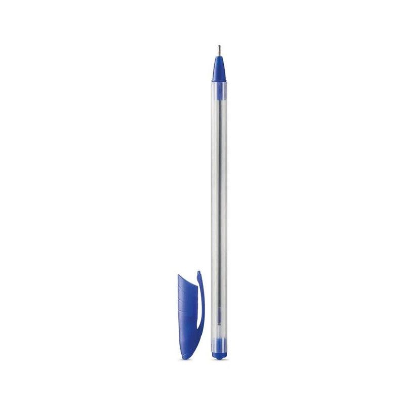 CANETA ESFEROGRAFICA 1.0 SIX AZUL BAZZE - REF. 653402 - CAIXA COM 50 UNIDADES