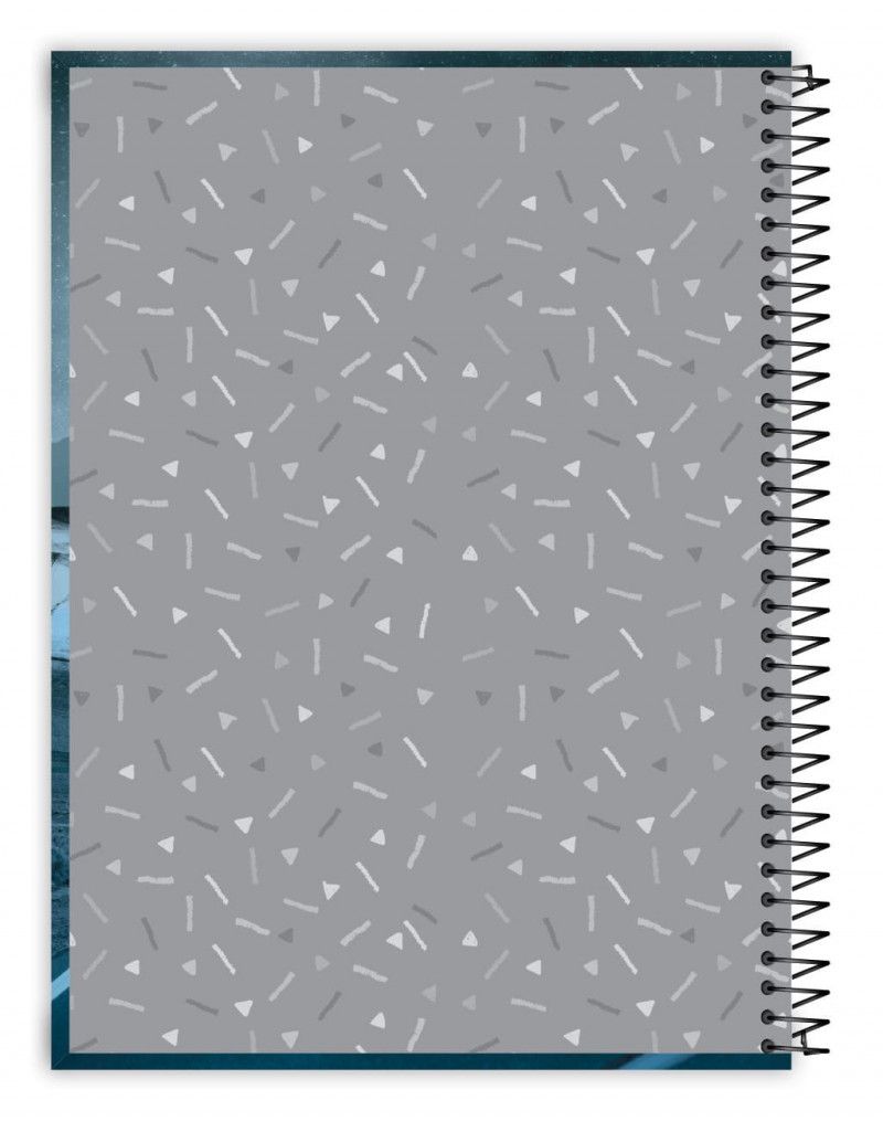 CADERNO 1 MATERIA CAPA DURA 80 FOLHAS FLOW CREDEAL - REF. 281406 - PACOTE COM 3 UNIDADES