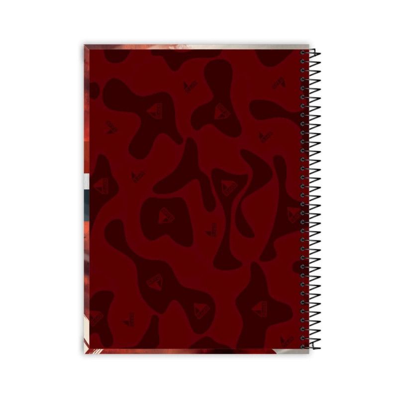 CADERNO 20 MATERIAS CAPA DURA 320 FOLHAS SPFC CREDEAL - REF. 284452 - PACOTE COM 2 UNIDADES