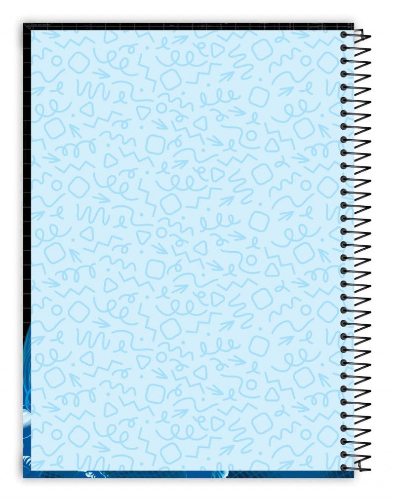 CADERNO 10 MATERIAS CAPA DURA 160 FOLHAS SUPER DINO CREDEAL - REF. 285299 - PACOTE COM 2 UNIDADES