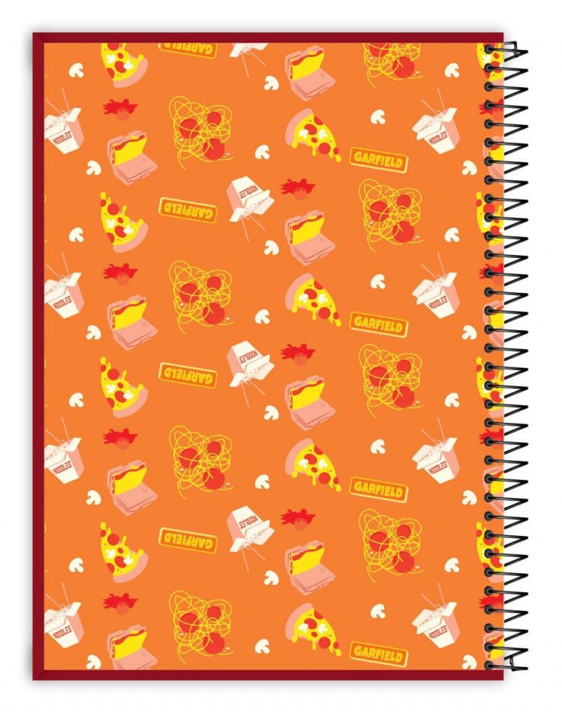 CADERNO 10 MATERIAS CAPA DURA 160 FOLHAS GARFIELD O FILME CREDEAL - REF. 284247 - PACOTE COM 2 UNIDADES